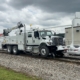 Heavy-duty rail gear on a truck
